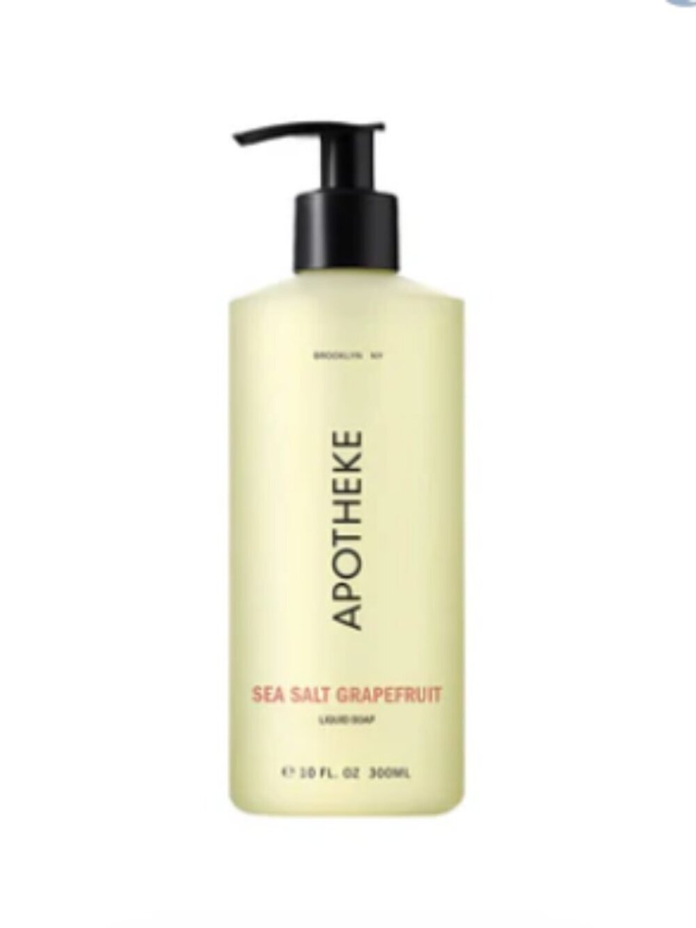 NWT Apotheke Sea Salt Grapefruit Liquid Soap 10 fl oz / 300 ml